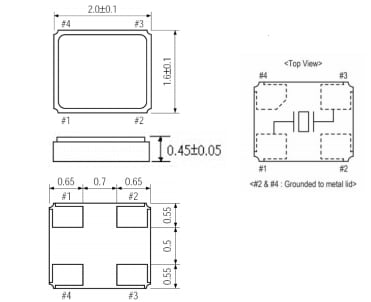 Chart - ECS ECX-1637BQ 24MHz SMD Crystals